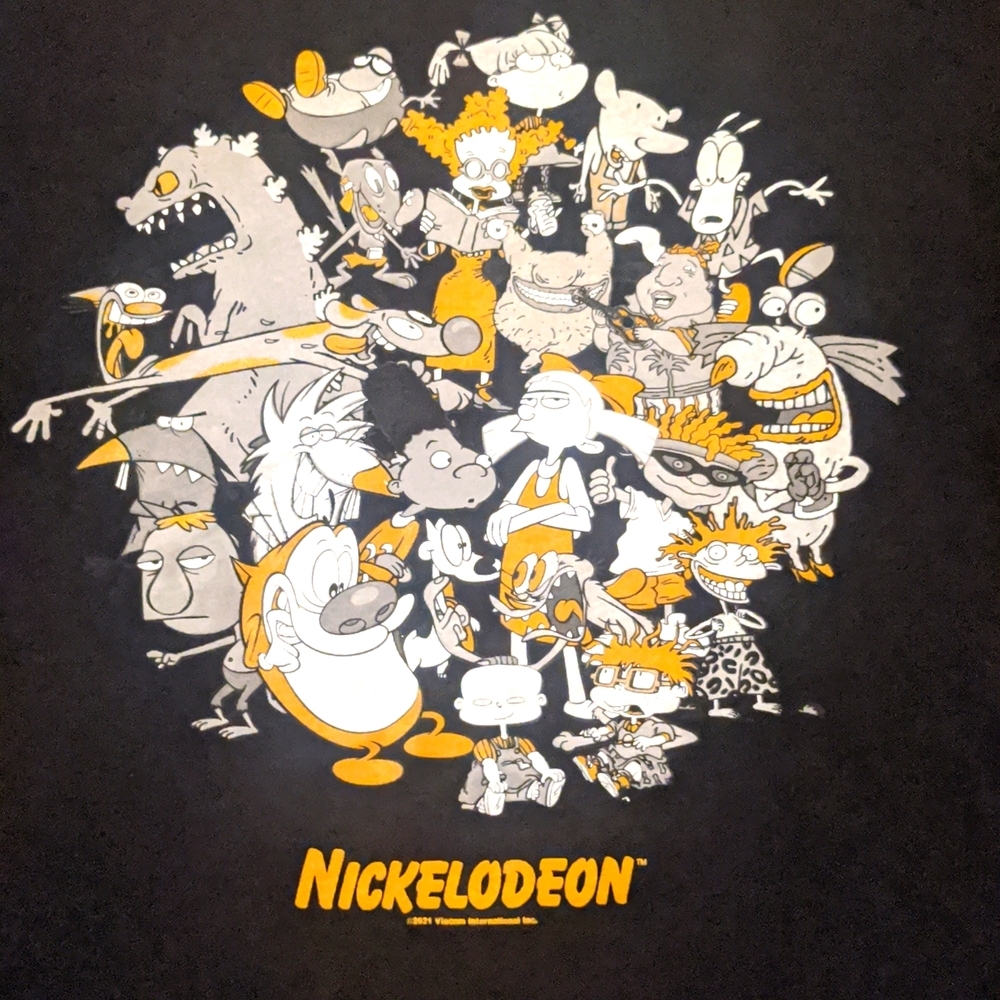 NICKELODEON CARTOON GRAPHICS TEE THREADFAST APPAREL MEN'S